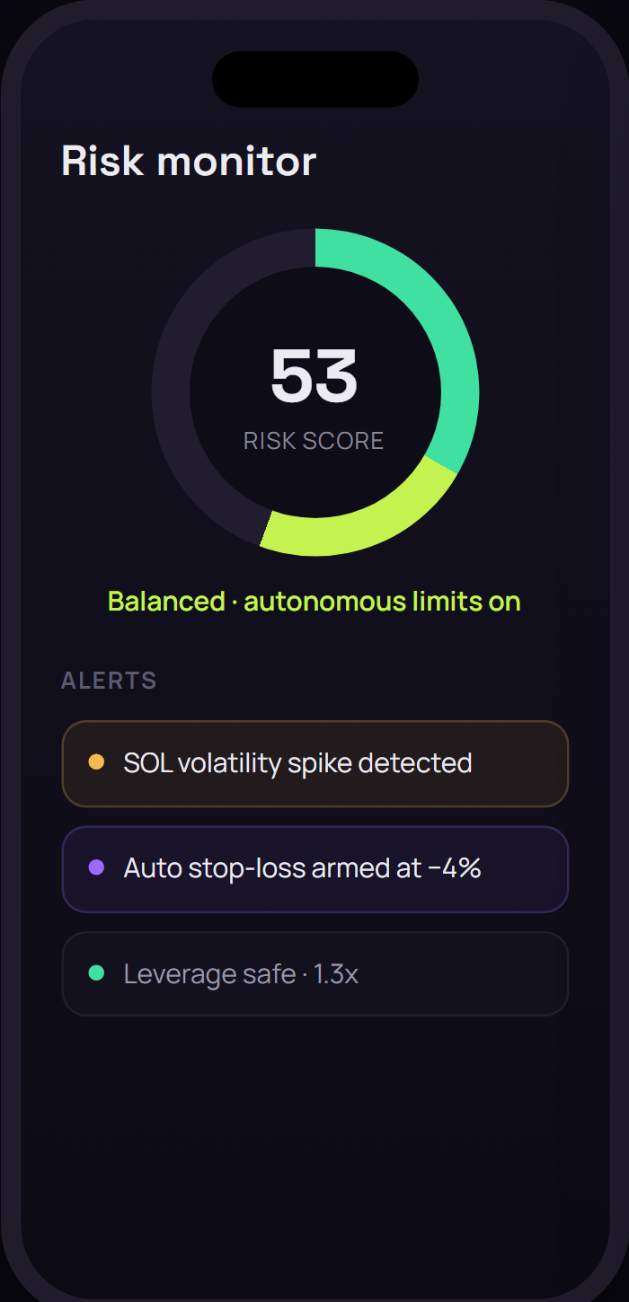 06 — Risk monitor